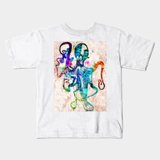 Octopus Grunge Kids T-Shirt